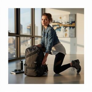 new Rupt ✪ Trex Special Edition Rivin 18L Tech Backpack ✪ Black ✪ Padded Trolley